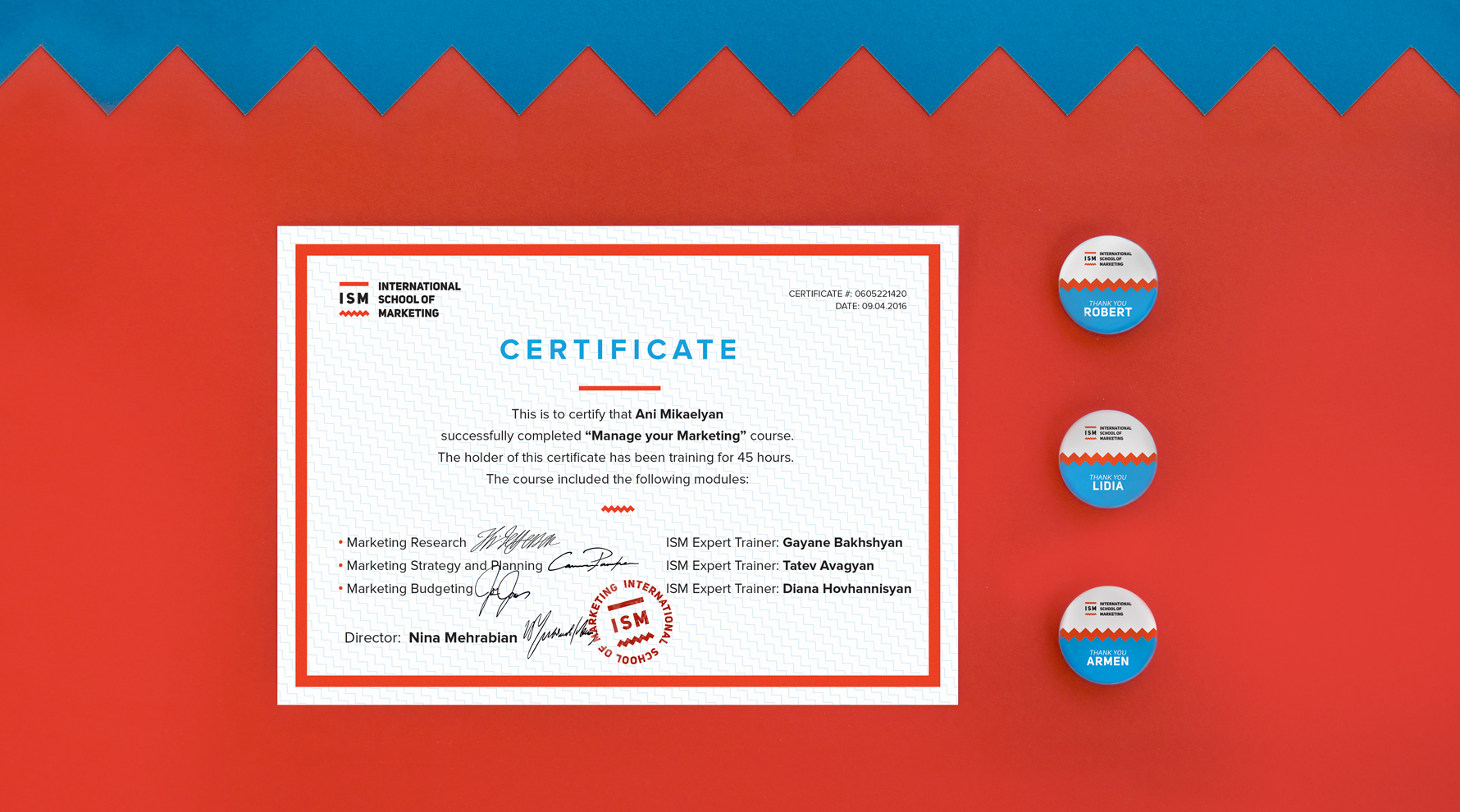 ISM - INTERNATIONAL SCHOOL OF MARKETING BRANDING